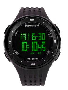 Náramkové hodinky KAWASAKI digitálne čierne