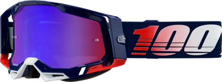 Okuliare 100 PERCENT Racecraft 2 Republic červeno modré zrkadlové sklíčko