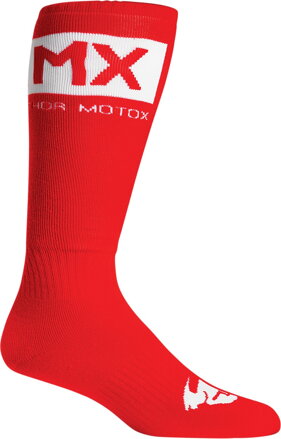 Ponožky THOR MX červeno biele detské  
