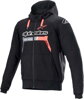 Mikina ALPINESTARS Chrome Ignition čierno červená fluo 
