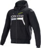 Mikina ALPINESTARS Chrome Ignition čierno žltá fluo 