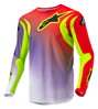 Dres ALPINESTARS Fluid Lucent bielo červeno žltý