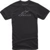 Tričko ALPINESTARS Wordmark Combo čierno sivé