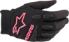 Rukavice ALPINESTARS Stella Full Bore čierno ružové