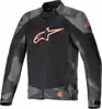 Bunda ALPINESTARS T-SPX Super Air camo sivo červená fluo