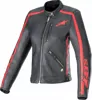 Kožená bunda ALPINESTARS Stella Dyno čierno červená 