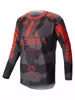 Dres ALPINESTARS Racer Hollow sivo camo oranžový fluo 