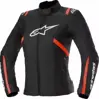 Bunda ALPINESTARS Stella T-SPS V2 WP čierno bielo červená fluo 