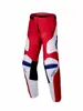 Nohavice ALPINESTARS Racer Veil červeno biele detské 