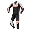 Kombinéza ALPINESTARS Missile 2 Ward čierno bielo červená fluo jednodielna