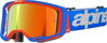 Okuliare ALPINESTARS Vision 8 Corp modro oranžové zrkadlové sklíčko červené