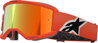 Okuliare ALPINESTARS Vision 5 Corp oranžové zrkadlové sklíčko červené