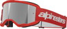 Okuliare ALPINESTARS Vision 3 Wordmark oranžové zrkadlové sklíčko strieborné