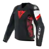 Kožená bunda DAINESE Avro 5 čierno lávovo červeno biela