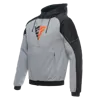Mikina DAINESE Daemon-x Safety sivo čierno fluo červená