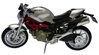 Model DUCATI MONSTER 1100 strieborný 1:12 (44023B)
