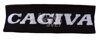 Nášivka CAGIVA čierno-biela