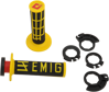 Rukoväte ODI Emig Racing V2 Half Waffle čierno žlté