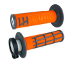 Rukoväte ODI Emig V2 Lock-On oranžovo grafitové 