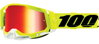 Okuliare 100 PERCENT Racecraft 2 Yellow červené zrkadlové sklíčko