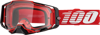 Okuliare 100 PERCENT Armega RED číre sklíčko