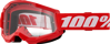 Okuliare 100 PERCENT Strata 2 Red číre sklíčko