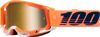 Okuliare 100 PERCENT Racecraft 2 Coral zlaté zrkadlové sklíčko