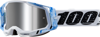 Okuliare 100 PERCENT Racecraft 2 Mixos strieborné zrkadlové sklíčko
