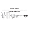 Montážna sada pre plexi GIVI pre KYMCO SKYTOWN 125 (24) D6125KIT