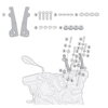 Montážna sada na plexi GIVI D5127S/D5127ST/AF5127 BMW F 750 GS (18-23) D5129KIT