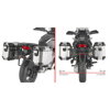 Držiak bočných kufrov GIVI pre MOTO GUZZI STELVIO 24- PLO8208CAM