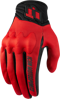 Rukavice ICON Hooligan červené