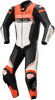 Jednodielna kombinéza ALPINESTARS Missile V2 Ignition Tech Air čierno bielo červená fluo 