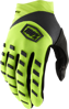Rukavice 100 PERCENT Airmatic fluo žlto čierne detské