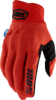 Rukavice 100 PERCENT Cognito Smart Shock červené