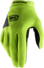 Rukavice 100 PERCENT Ridecamp fluo žlté dámske