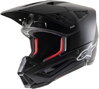 Prilba ALPINESTARS S-M5 Solid čierna matná  