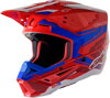 Prilba ALPINESTARS S-M5 Action 2 modro červená lesklá  