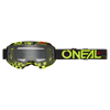 Okuliare ONEAL B-10 Attack čierno žlté fluo s čírim sklíčkom   