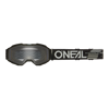 Okuliare ONEAL B-10 Solid čierne s čírim sklíčkom