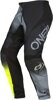 Nohavice ONEAL Element Racewear čierno sivo žlté 