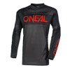Dres ONEAL Element Racewear čierno sivo červený detský 