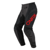 Nohavice ONEAL Element Racewear čierno sivo červené