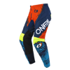 Nohavice ONEAL Element Shocker modro oranžové detské 