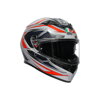 Prilba AGV K3 Space bielo červená fluo matná