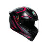 Prilba AGV K1 S Sling čierno ružová matná