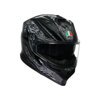 Prilba AGV K7 Damascus čierno strieborná