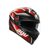 Prilba AGV K-5 S Tempest čierno červená