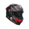 Prilba AGV K6 S Slashcut čierno sivo červená