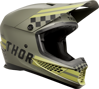 Prilba THOR Sector 2 Combat zeleno čierna matná 